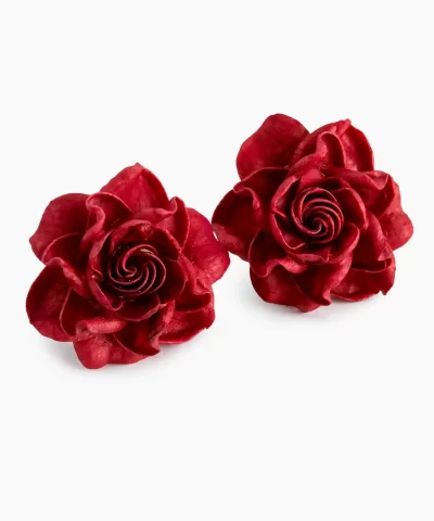 The Crimson Rose — deep red roses blooming like hidden emotions in the heart of the VAGO Botanic Garden Collection.