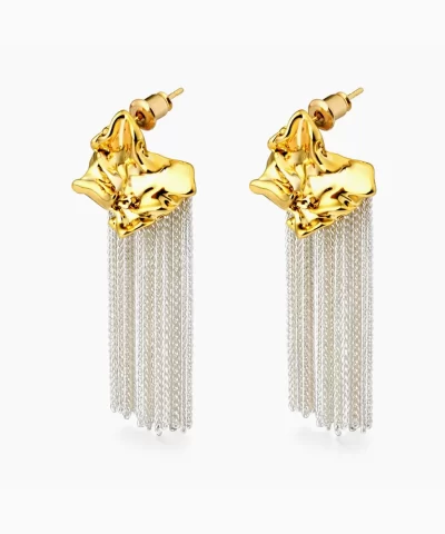 The Rain Whisper - flowing strands falling like quiet summer rain through the hidden paths of the VAGO Botanic Garden Collection.